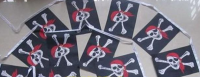 Гирлянда для пирата, 16 флажков