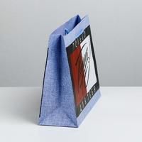 Пакет ламинированный горизонтальный «Подарок», S 15 × 12 × 5.5 см