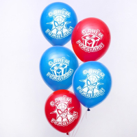 Воздушные шары «С Днем Рождения», Человек-паук, 1 шт., 12"