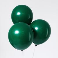 Шар латексный 12", пастель, набор 100 шт., цвет темно-зелёный