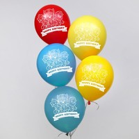 Воздушные шары "Happy birthday", Щенячий патруль 12 дюйм 