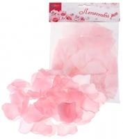 Лепестки роз, цвет - розовый, набор 150 шт