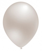 Воздушный шар белый 12" Металлик