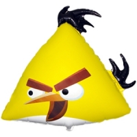 Фольгированный шар Angry Birds Желтая птица (56смх62см)