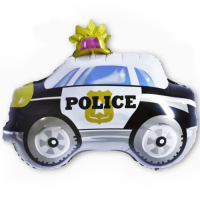 Фольгированный шар "Полицейская машина" 29"/74 см