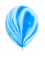 Воздушный шар Агат, синий 12"
