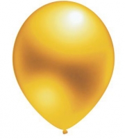 Воздушный шар золотистый 12" Металлик