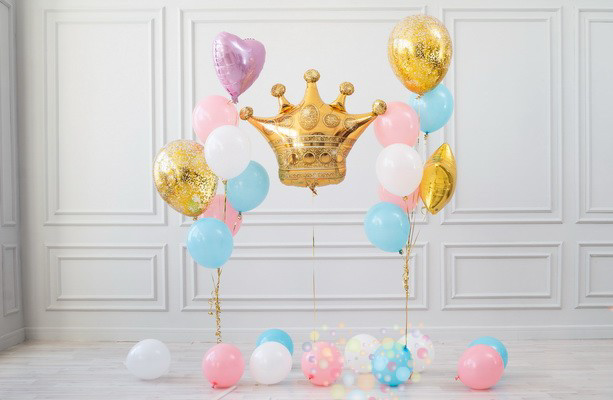 Сет шаров "Королевский день рождения"