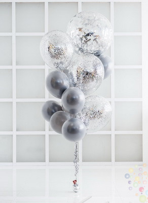 Сет шаров "Серебро"