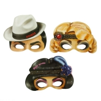 Набор карнавальных масок "Мафия в городе"