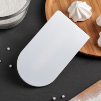 Скребок кондитерский Доляна, 15×8×3 см, с ручкой