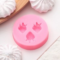 Молд силиконовый «Клубника», 5,5×5,5 см