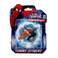 Свеча в торт "С днем рождения", Человек-Паук