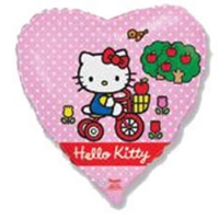 Фольгированный шар Hello Kitty 18''