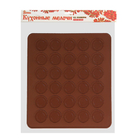 Коврик для макаронс Доляна «Ронд», 29×26 см, цвет МИКС