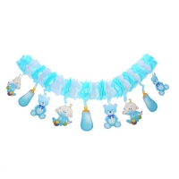 Гирлянда "С рождением", для мальчика, 300 см