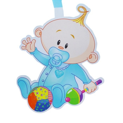 Гирлянда "С рождением", для мальчика, 300 см