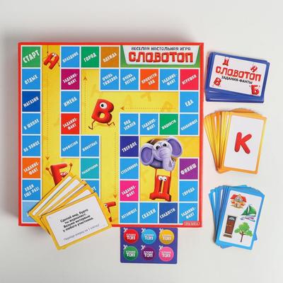 Настольная словесная игра «Словотоп»