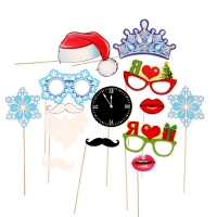 Набор фотобутафории "Пока часы 12 бьют!", 13 предметов