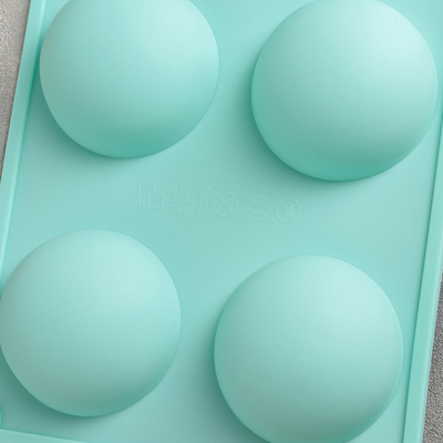 Форма для выпечки Доляна «Полусфера», 27×18 см, 6 ячеек (d=6,5 см)