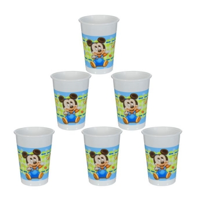 Стаканы пластиковые 200 мл "Малыш Микки" (набор 8 шт) / Baby Mickey