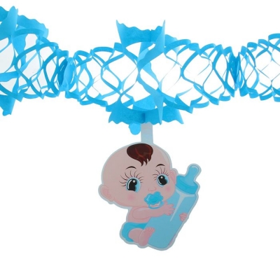 Гирлянда "Малыш" с пустышкой, 250 см, цвет голубой