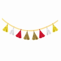 "Гирлянда праздничная из кисточек"