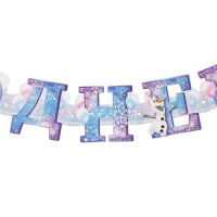 Гирлянда на люверсах "С Днем Рождения!", Холодное Сердце