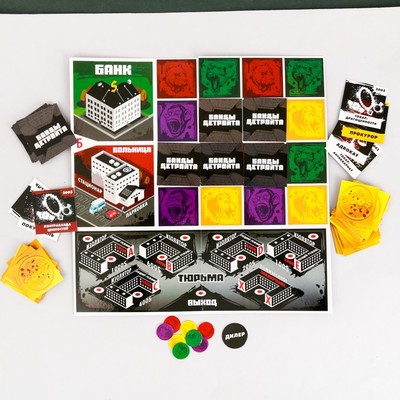 Настольная игра «Мафия. Банды Детройта» с картами