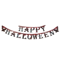 Гирлянда на люверсах "Happy Halloween"