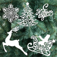 Набор для оформления Нового года "Рождественский"