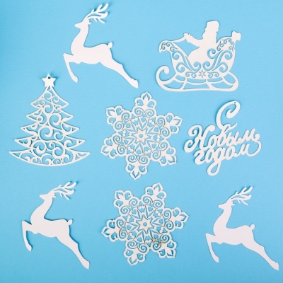 Набор для оформления Нового года "Рождественский"