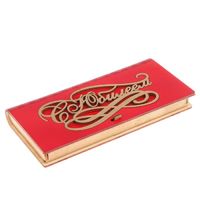 Конверт деревянный "С Юбилеем" красный, 17 х 8,5 х 2 см
