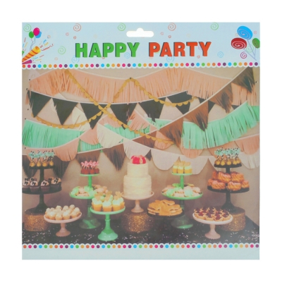 Гирлянда тассел "Кисточки" 3 метра, цвет белый