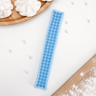 Молд силиконовый «Жемчуг», 17,5×4 см, цвет МИКС