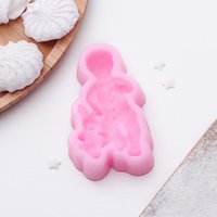 Молд силиконовый «Мальчик и зайчик», 9,1×5,4×2,1 см