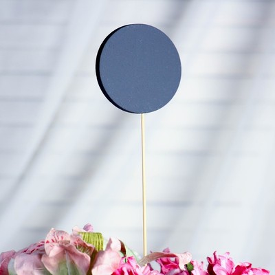 Топпер меловой "Овал" на шпажке Дарим Красиво