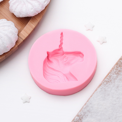 Молд силиконовый «Единорог», 6,3×1,4 см, цвет МИКС