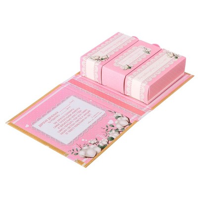 Набор памятных коробочек для девочки "Бесценные моменты с нашей малышкой"