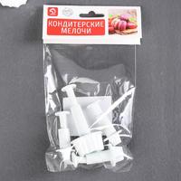 Набор плунжеров кондитерских Доляна «Ромашка», 4 шт, 3,3/2,4/2,1/2 см