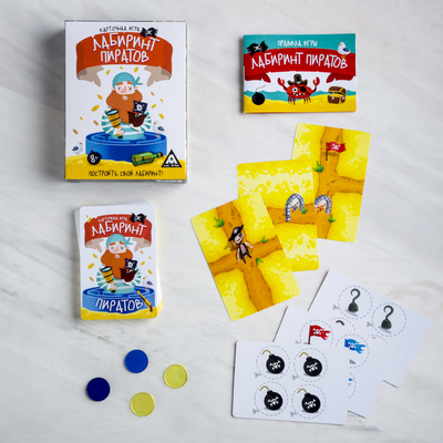 Настольная карточная игра «Лабиринт пиратов»