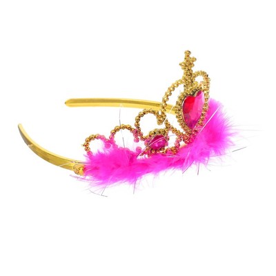 Корона «Красотка», с камнями, цвета МИКС