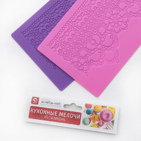 Коврик для айсинга Доляна «Лэйс», 38,5×11 см, цвет МИКС