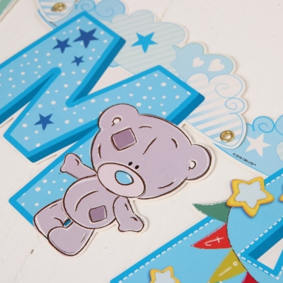 Гирлянда на люверсах Me to You "С рождением малыша", 250 см