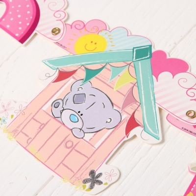 Гирлянда на люверсах Me to You "С рождением малышки", 250 см