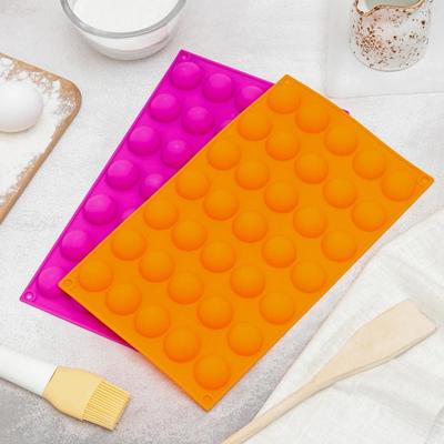 Форма для выпечки Доляна «Шарики», 30×17,5 см, 35 ячеек (d=2,5), цвет МИКС