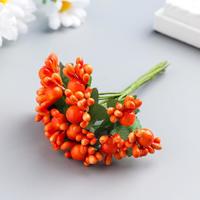 Декор для творчества "Сахарные цветы"МИКС 10 см (1 набор=1 букету) в букете 12 цветов