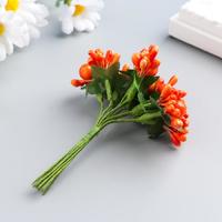 Декор для творчества "Сахарные цветы"МИКС 10 см (1 набор=1 букету) в букете 12 цветов