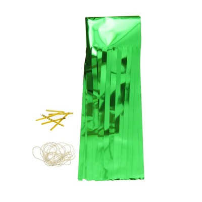 Лента тассел, набор 5 шт., цвет зелёный