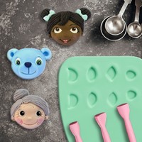 Набор для моделирования кондитерских украшений Доляна «Глаза», 3 шт